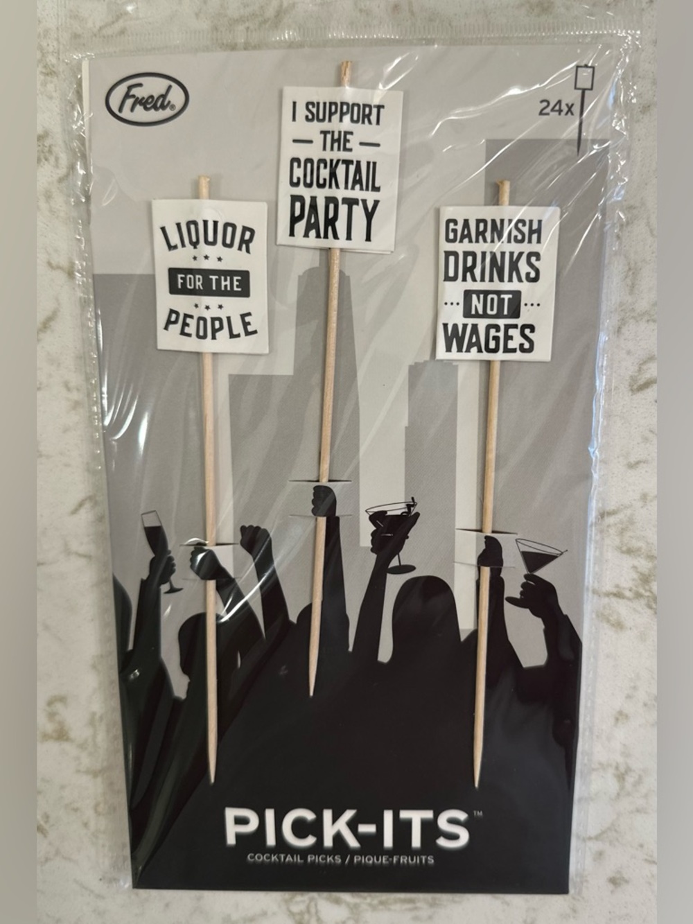 Genuine Fred Pick-Its Cocktail Picks New Unopened